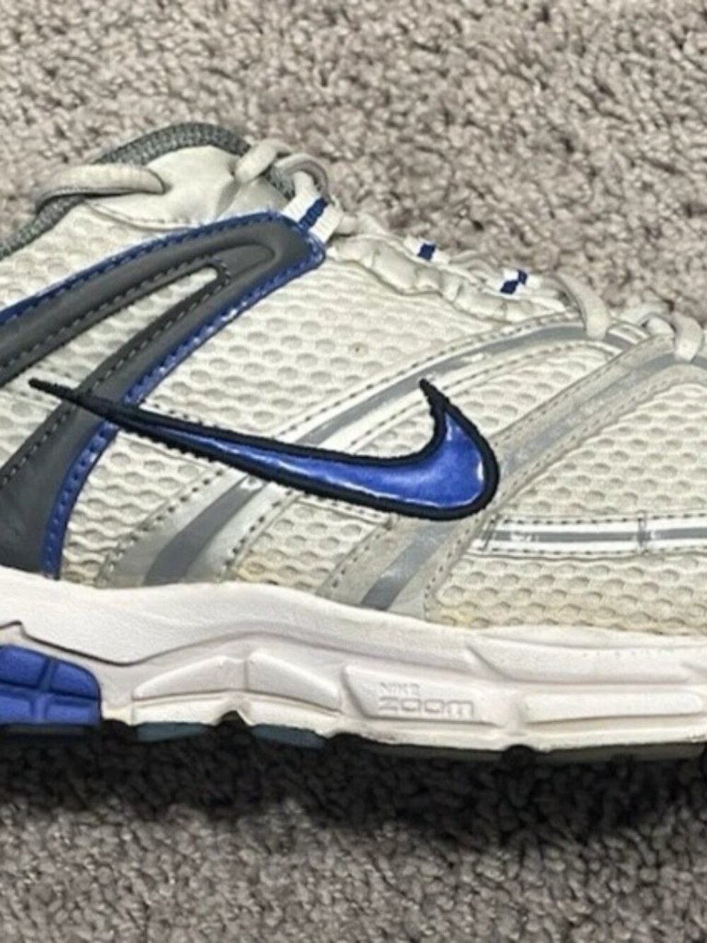 Nike Air Structure 13 Grey White 375377-141 Shoes Size 11.5 Men’s Sneakers